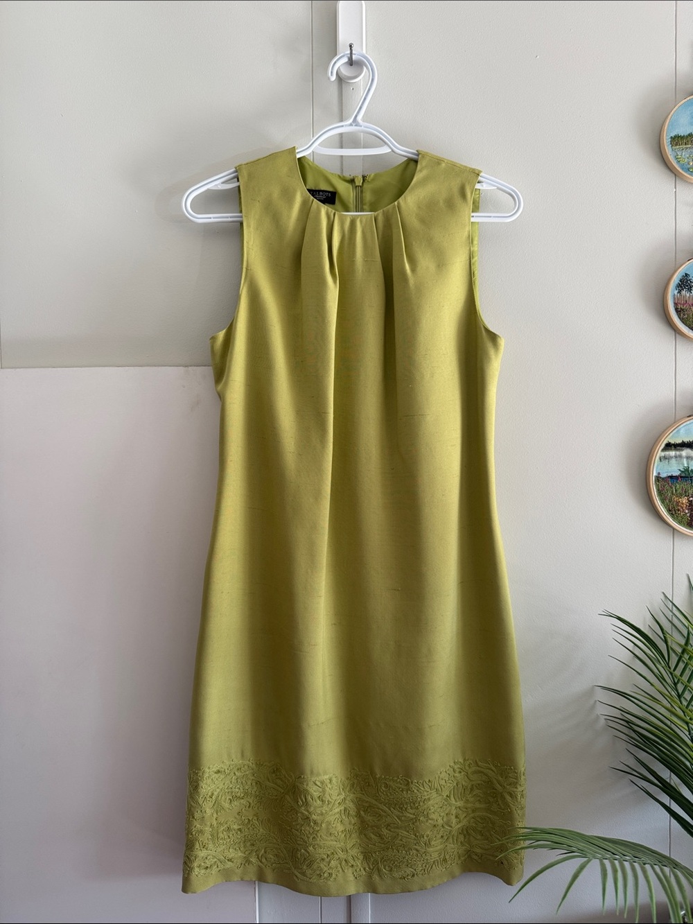 TALBOTS PETITES Green Dress US 4P